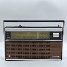 VINTAGE GRUNDIG CITY BOY 1100 Retro Portable Radio With U/FM LW MW K/SW Bands