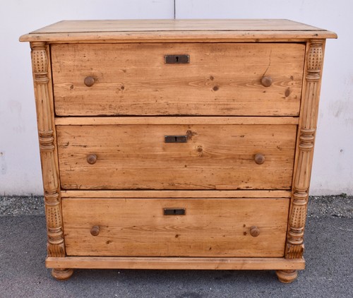 Antique chest three - three, drawers