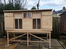 BIRMINGHAM ROLLERS RACING PIGEONS TIPPLERS DOUBLE KIT BOX LOFT SHED