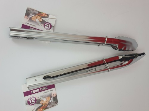 Tongs stainless steel 12 - x, 12"