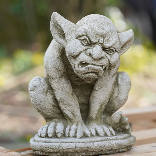 Gargoyle grimace stone - stone, statue