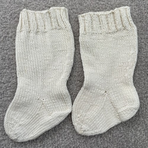 Antique vintage doll socks - vintage,
