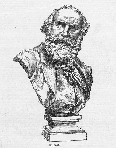 Charles gounod statue bust - charles,