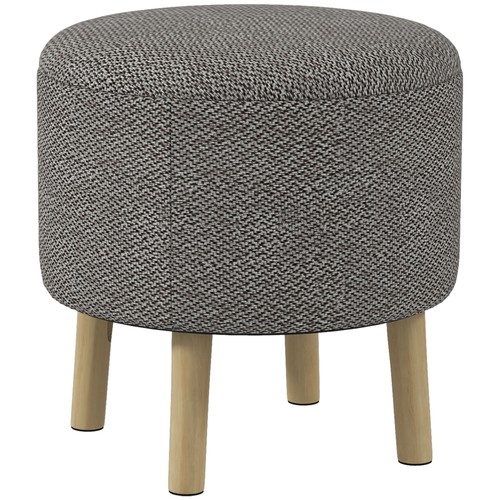 Homcom storage ottoman round - homcom, ottoman,