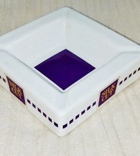 Vintage White Glass Silk Cut