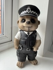 Baby Meerkat Policeman Pot Pal