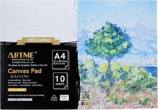 ARTME A4 Canvas Pad, 10 Sheets
