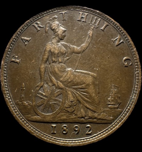 United kingdom farthing 1892 - united,