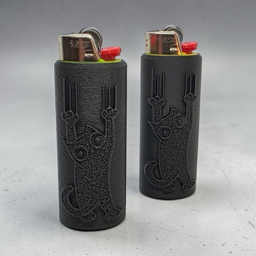 Hanging cat lighter case - cat,