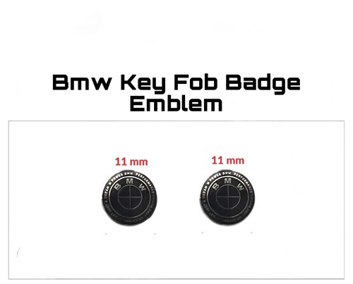 Bmw key fob badge 11mm - 2x,