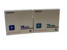 Denon 74min CMD-74N Blank MINI DISC (2 Disc) - NEW