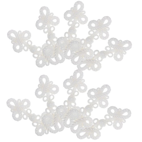 10pcs white fabric chinese - fabric,