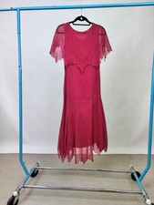 Antique 1920s 1930s Magenta