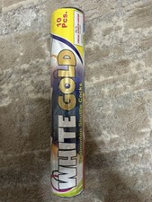 White Gold Feather Badminton