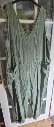 Ladies green jumpsuit size - f&f,