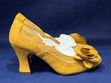 RUBY SHOO UK 4 MUSTARD YELLOW