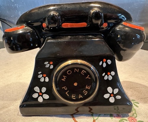 Arthur wood ceramic telephone - arthur,