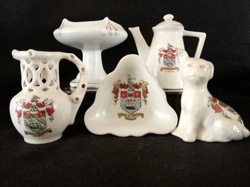 Crested china with torquay - crested,