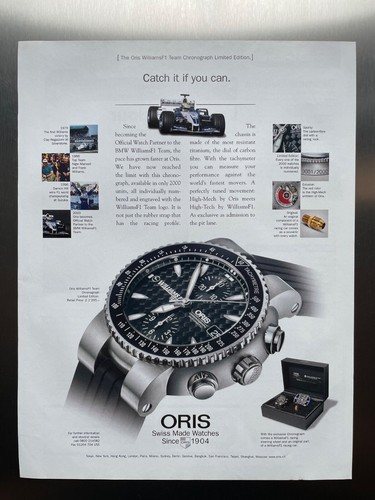 Original oris williams team - williams,