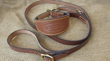 Leather greyhound collar and