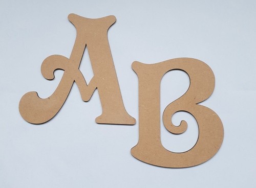 Wooden mdf letters - , thick