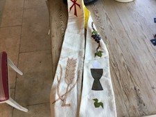 Hand embroidered clergy stole