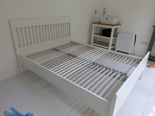 Ikea idanäs white - white, bed
