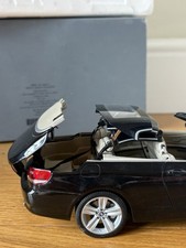 1/18 BLACK BMW 3 SERIES KYOSHO MUNICH SPECIAL  CONVERTIBLE FOLDING ROOF RARE!