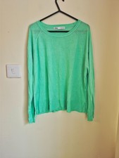 ZARA Lightweight Green Knit Jumper – Size M