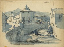 Roland Batchelor (1889-1990) Watercolour Painting - Brecon Wales