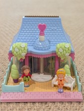 Vintage Polly Pocket 1995 - Polly's Dress Shop With 2 Dolls - Bluebird Toys