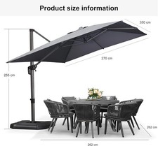 5 m garden - x, cantilever