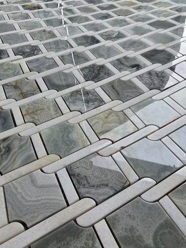 Fence mosaic wall tiles - ✨,