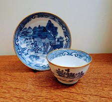New Hall Tea Bowl & Saucer