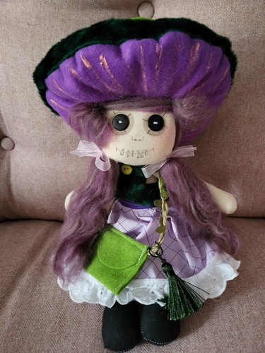 Handmade cloth rag doll ooak - handmade,