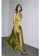 ZARA NEW SATIN TOP & SKIRT Co