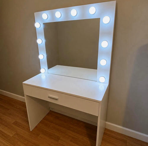 White dressing table vanity - white,
