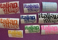 ITALIAN WHIP CAR STICKERS