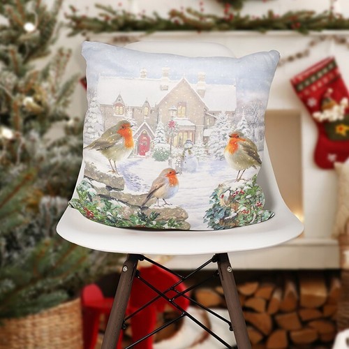 Father christmas robins led - father,