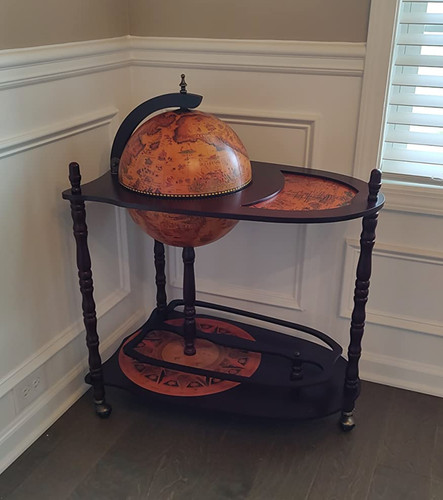 Vintage style bar liquor - liquor, cart