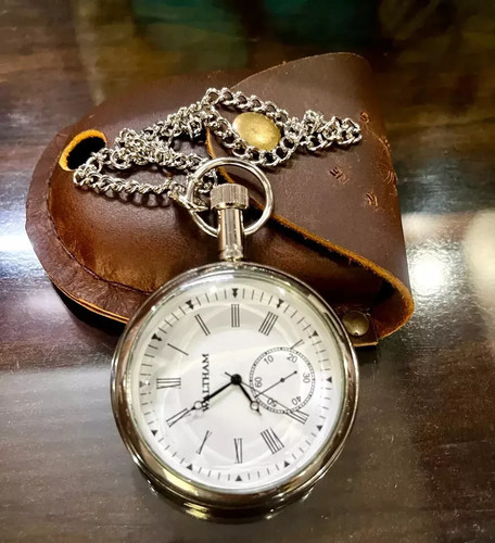 Pocket watch brass antique - pocket,