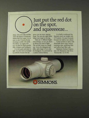 1995 simmons master red - 1995,
