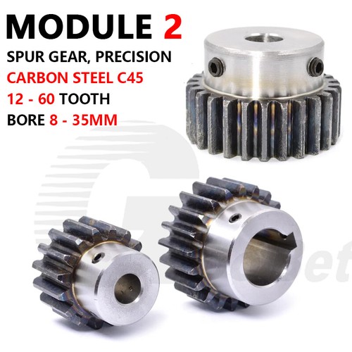 Mod spur gear c45 steel - spur, with