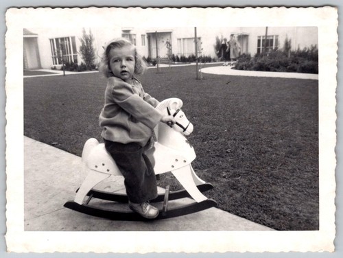 Vtg snapshot cute toddler - snapshot,