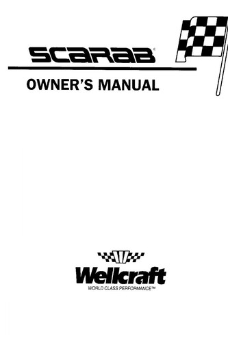 Wellcraft scarab 1996 owners - wellcraft,