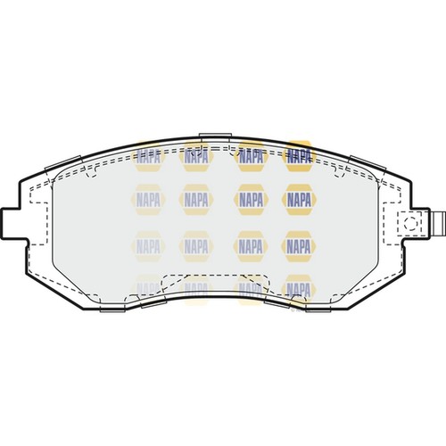 Brake pads set for subaru - brake,