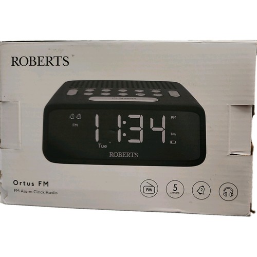 Roberts ortus clock radio - ortus, fm