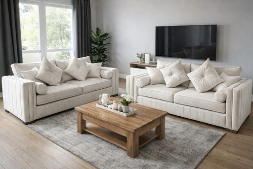 Seater sofa set plush - sofa,