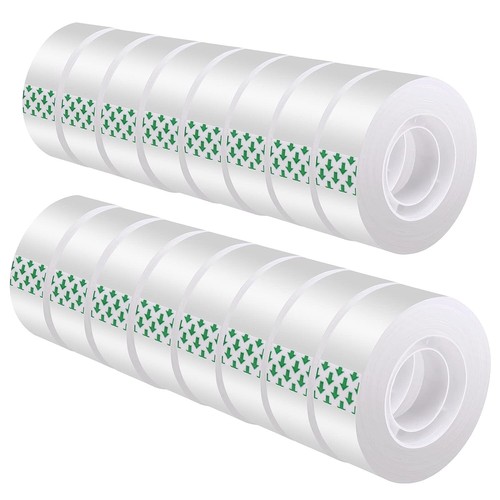 Clear transparent tape rolls - transparent,