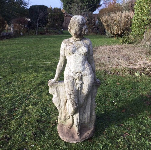 Statue garden classical lady - classical,